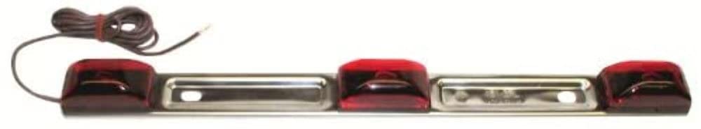 V151-3RL Peterson Manufacturing Light Bar, Blue, Red, 14.25"x1.19"