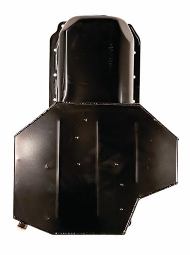 Moroso Steel Circle Track Wet Sump Oil Pan 21329, Fits SBC 1 Piece Rear Seal Block, 6.5" Depth, SK Lite