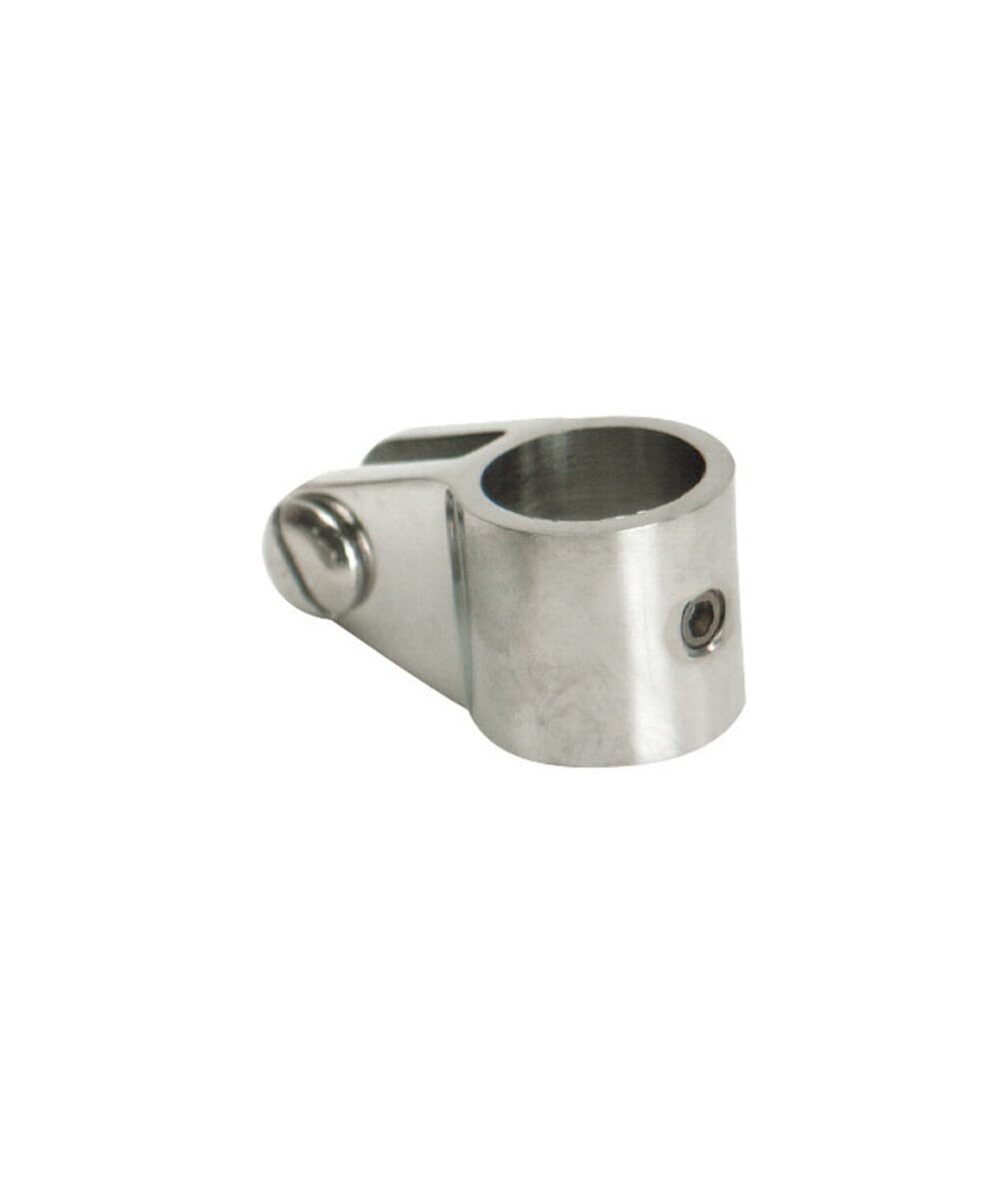 6102C Whitecap Top Slide with Bolt and Set Screws - 1" Tube, 316 SS