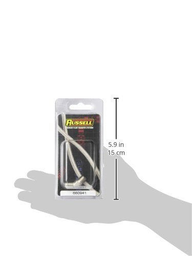 Russell Edelbrock 660941 -4 AN 45 Degree Flare to Pipe Adapter Fitting