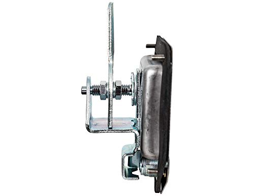 Locking T-Handle Latch Buyers Products L8855, Polished Stainless Steel Latch w/Gasket, Blind Studs & Two Keys, Flush Mount, for Truck Bed Tool Boxes, Trailer Doors, RVs, Campers, Truck Cap Latch