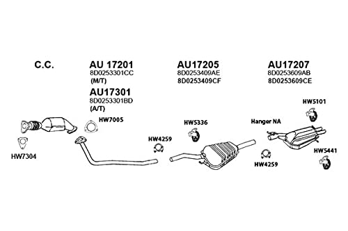 AU17207 Ansa Exhaust Muffler