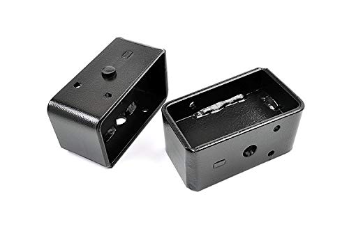 3" Rough Country Fabricated Steel Rear Lift Blocks | 9/16" Pin - 6594