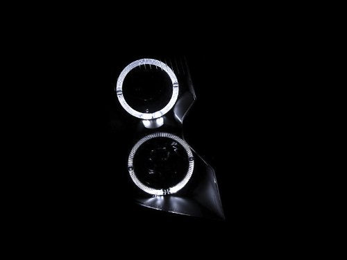 Cadillac CTS Anzo USA 121415 Black Halo Projector Headlight with Clear Lens