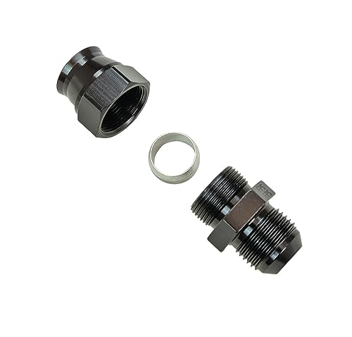 Black Moroso 65352 Compression Fitting Adapter, #10 Male to 5/8 "Tube