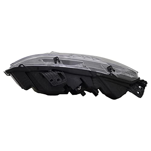 Right TYC Headlight Assembly Compatible with 2019-2019 Honda Civic