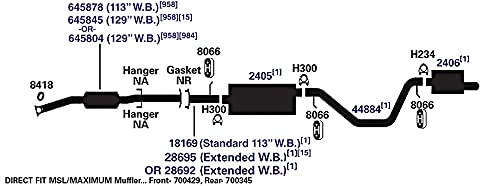 Exhaust Pipe AP Exhaust Products 18169