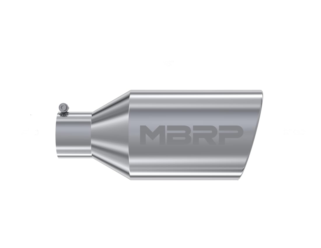 8" O.D. MBRP T5128 Rolled End Exhaust Tip (T304)