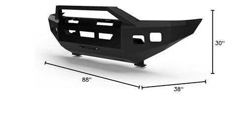 Alumilite Front Winch Bumper Compatible with 2005-2015 Toyota Tacoma ICI Aluminum Bumpers
