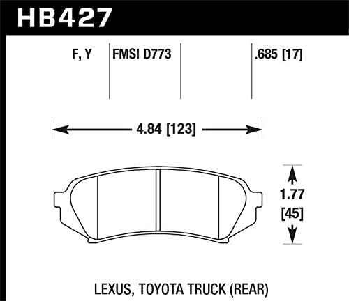 Hawk Performance HPS Performance Street Brake Pads HB427F.685