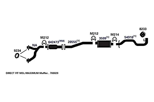 Exhaust Tail Pipe AP Exhaust Products 54918