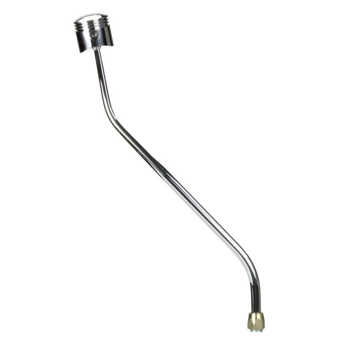 Lokar Performance Products Co Shifter 700-R4 Gm 23" Double Bend Lever Piston Polished Knob Chrome
