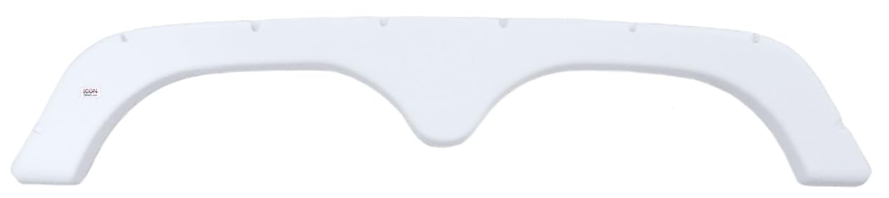 Tandem Axle Fender Skirt FS1822 ICON 01822 for Thor - Polar White