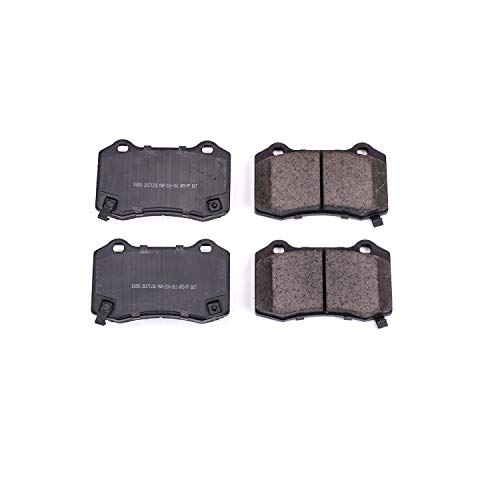 Power Stop Z16 Evolution 16-1053 Rear Ceramic Brake Pads For Cadillac CTS Chevy Camaro Dodge Charger Challenger Jeep Grand Cherokee Tesla S X [Application Specific]