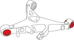 LINCOLN XAXIS Joint Set -4 (87550) Specialty Products Company Vehicle Specific Item