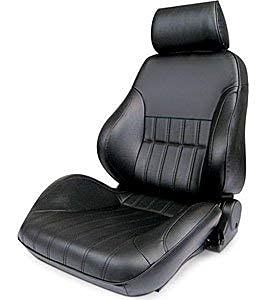 Rally ProCar by Scat Smooth Back Recliner Left Black Vinyl