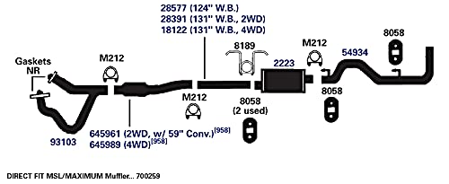 Exhaust Pipe AP Exhaust Products 18122