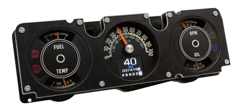 Dakota Digital Retrotech RTX-73J-WAG-X Gauge Instrument System Compatible with Jeep 1973-85 Wagoneer, Cherokee & J Trucks