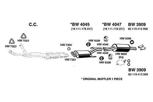HW5096 Ansa - Exhaust Hanger