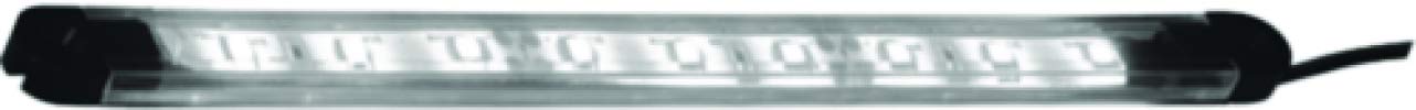 Track LED Flex Light(wht Tape), Ends & Hdwr. - 12" - Blue - Pkgd.