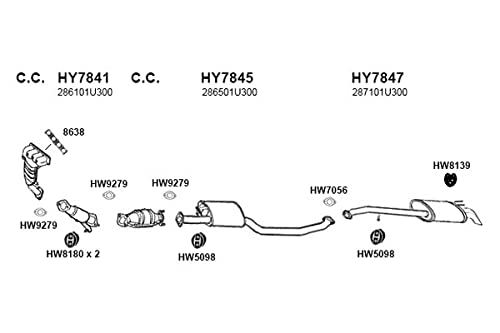 HW8139 Ansa - Exhaust Hanger