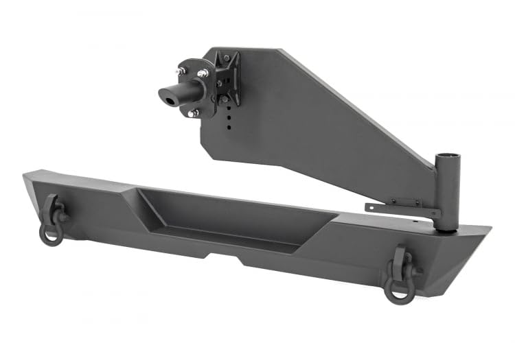Rough Country Tire Carrier Rear Bumper for 18-25 Jeep Wrangler JL - 10598