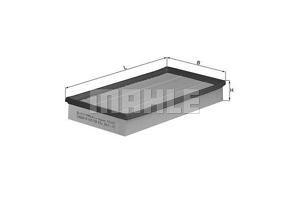 Air Filter Mahle LX 684, standard