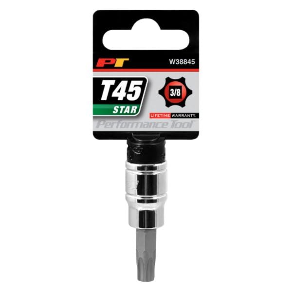 W38845 Performance Tool Star Bit Socket, 3/8-Inch Drive