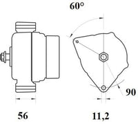 Alternator Mahle - MG264