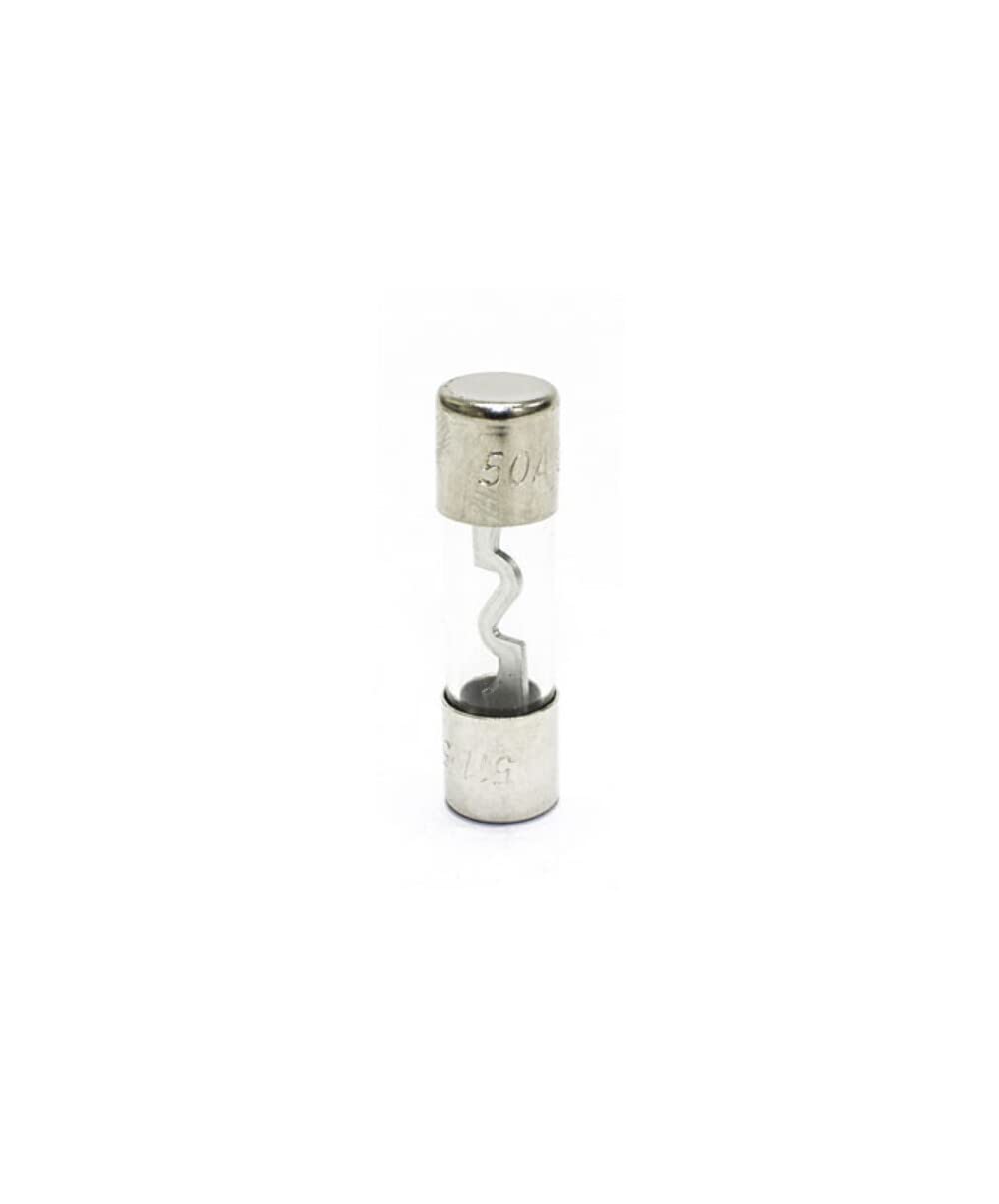 50 Amp Sierra International AGU Glass Tube Fuses (Pack of 2), Size 13/32" x 1.5"