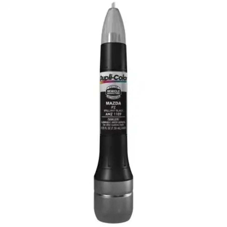 Scratch Fix Dupli-Color AMZ1109 All-In-1 Exact-Match Automotive Touch-Up Paint – Mazda Brilliant Black – 0.25 oz. Paint Pen