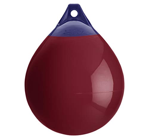 Burgundy Polyform 3 Series Buoy-17" X 23"
