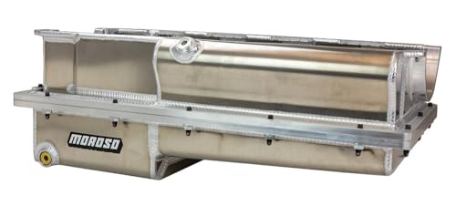 Moroso Aluminum 20394 2 Piece Wet Sump Oil Pan, Fits Big Block Chevy CN/Energy/DRCE2 Blocks, For use w/External Oil Pump