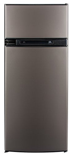 Norcold 3.7 cu. ft. N3150AGL Refrigerator 2 Door (3-Way AC/LP Euro, Left Hand Door Auto LCD Control Grey Doors)