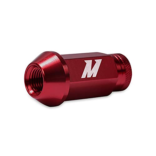 Mishimoto Aluminum Locking Lug Nuts MMLG-1220-LOCKRD, 1/2" x 20, Red