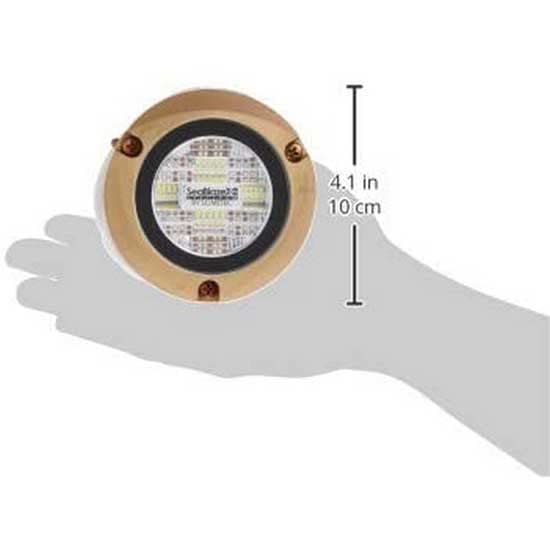 SeaBlaze X2 Lumitec Underwater Light, Bronze, Spectrum RGBW, One Size