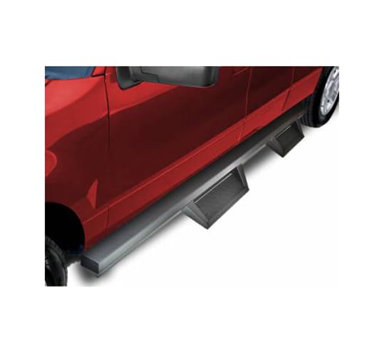 Heavy Duty Black Horse Impact Drop Side Steps Black Compatible with 2015-2025 Ford F-150 SuperCrew -IM-FOF1CC