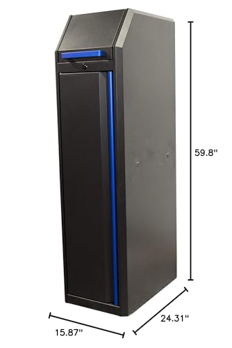 3-Drawer Montezuma Lockable Tool Organization and Storage Side Locker, 16" x 24"