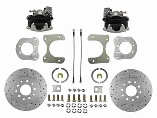 Disc Brake Conversion Kit Rear With Maxgrip Xds Rotors - Dana 35, Dana 44, Chrysler 8-1/4