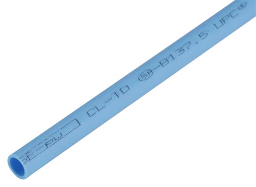 Plastic BestPEX Pipe, 0.75" Size, Blue 41276