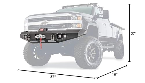2015-18 Chevrolet HD WARN 100921 Ascent Front Bumper- Chevy Silverado 2500, 3500 '15