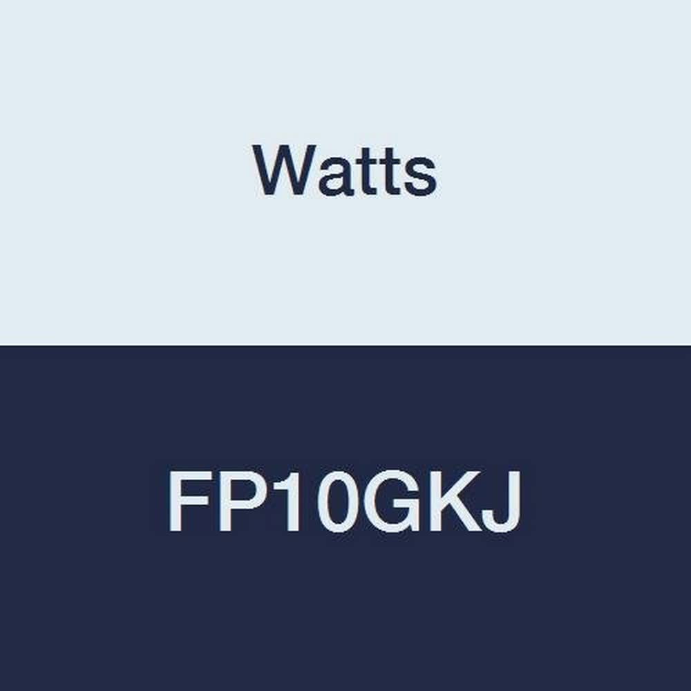 FP10GKJ Watts Replacement Water Filter