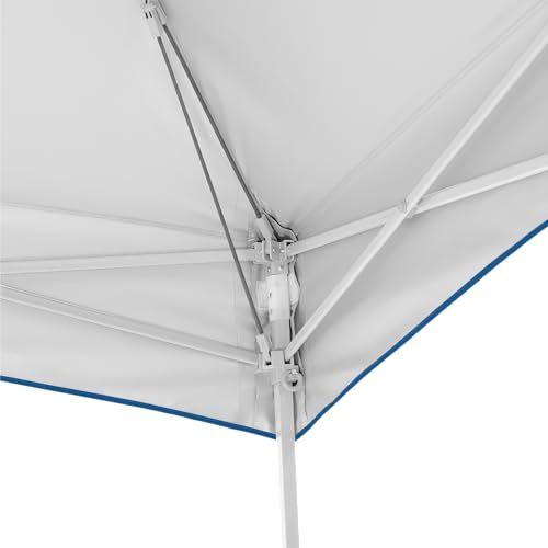 E-Z UP Instant Shelter Dome Canopy, 10' x 10', Vented Top with Wide-Trax Roller Bag & 4 Piece Spike Set, Royal Blue