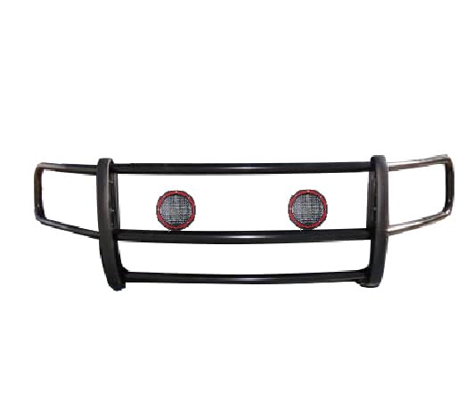 Spartan Grille Guard Black Horse Modular W/Pair of 5.3" LED Light Compatible with 07-09 Dodge Sprinter-Freightliner 2500/3500|19-24-Benz Sprinter 1500/4500|10-24-Benz Sprinter 2500/3500-17D501MA-PLFR