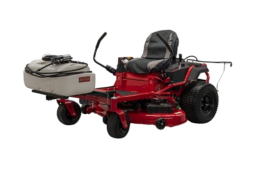 Zero Turn Agri-Fab 45-0628 Riding Lawn Mower Sprayer with Boom and Spray Wand 15 - Gallon Capacity Tank, 2.2 GPM, 100 PSI Sprayer Pump, Universal Design fits Many Zero Turn Brands