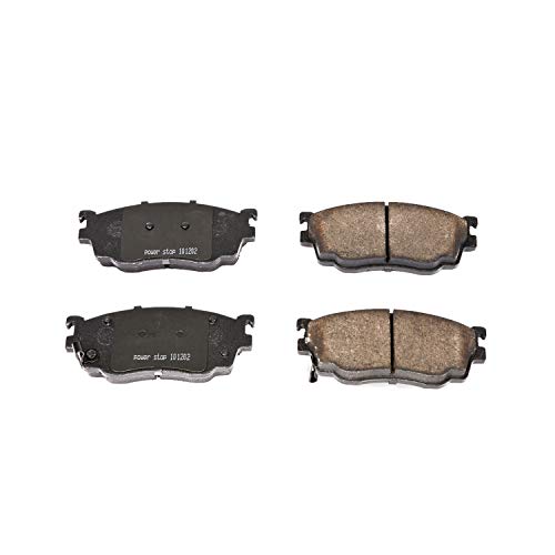 Power Stop Z16 16-755 Evolution Front Ceramic Brake Pads For Mazda 626 1998-2002, Mazda Protege 2003 [Model Specific]