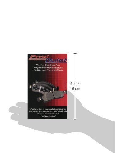 Centric Posi Quiet 105.06270 Premium Ceramic Rear Disc Brake Pad Set for Select 1994-2004 Ford Mustang Model Years