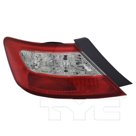 Left TYC Tail Light Assembly Compatible with 2009-2011 Honda Civic