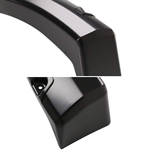 4PC Spec-D Tuning Front + Rear Smooth Paintable Pocket Rivet Style Fender Flares Compatible with 2004-2008 Ford F150 Styleside