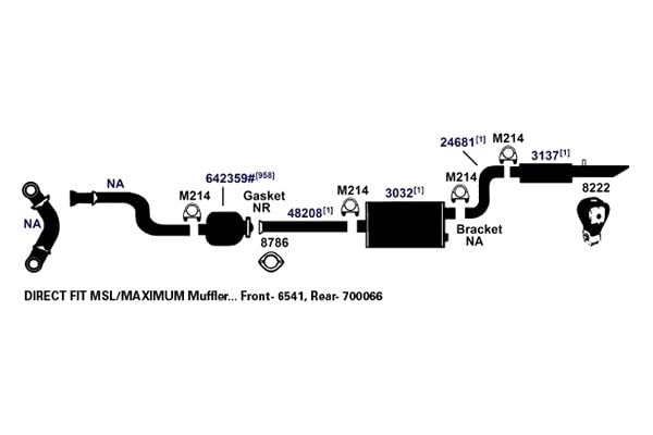 Exhaust AP Products Muffler 3032